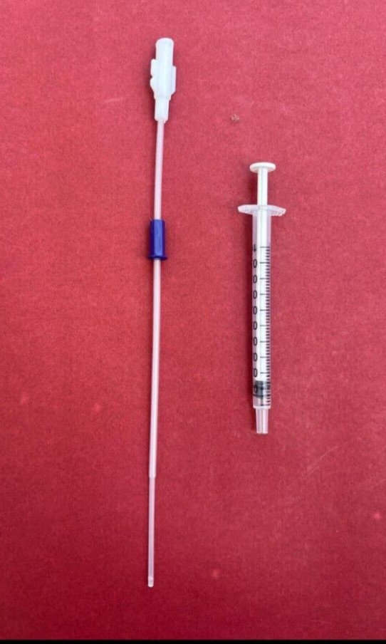 IUI Cannula kit 17 cm Intra Uterine Insemination device Pack of 100 FREE SHIP