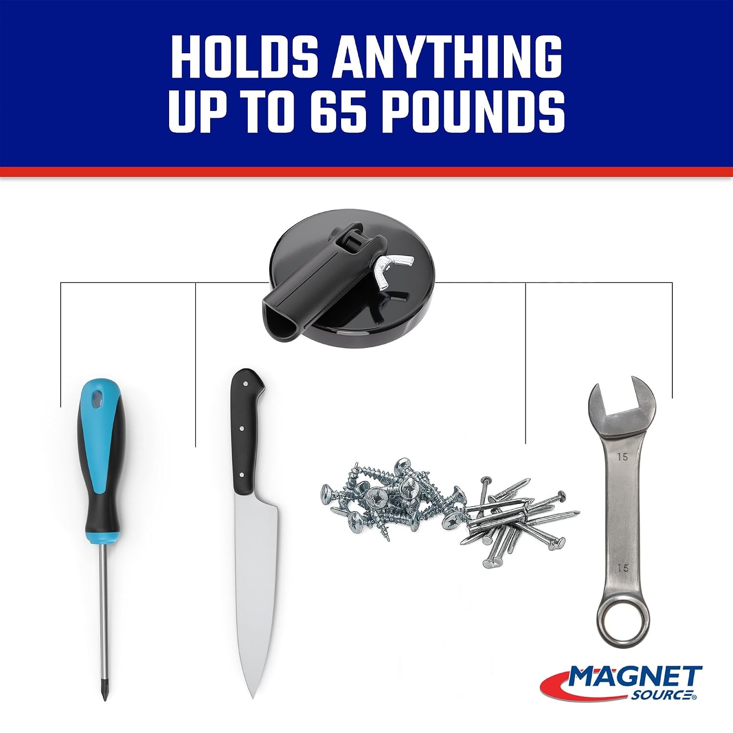 1 Each Magnetic Pick-Up Tool, 3.20″ Diameter, 65 Pounds Pull