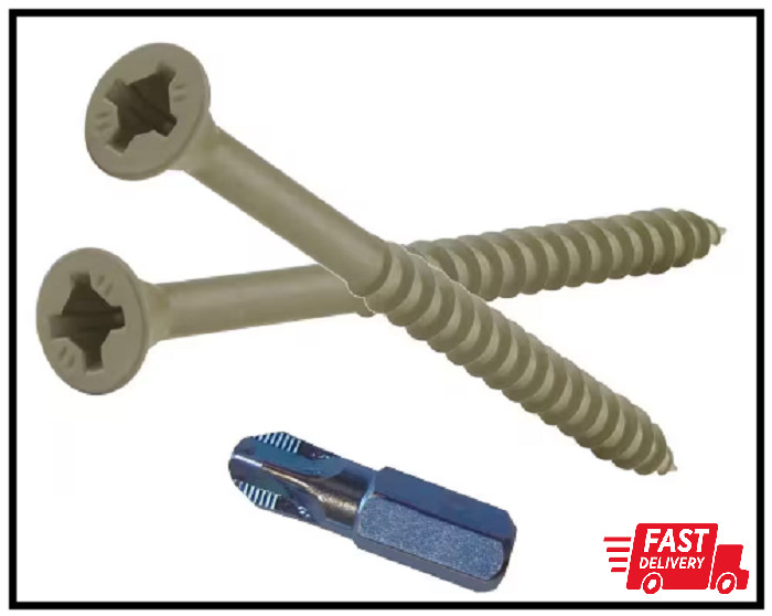 9 2-1/2 In. Phillips-Square Flat-Head Wood Deck Screws (1 Lb.-Pack)