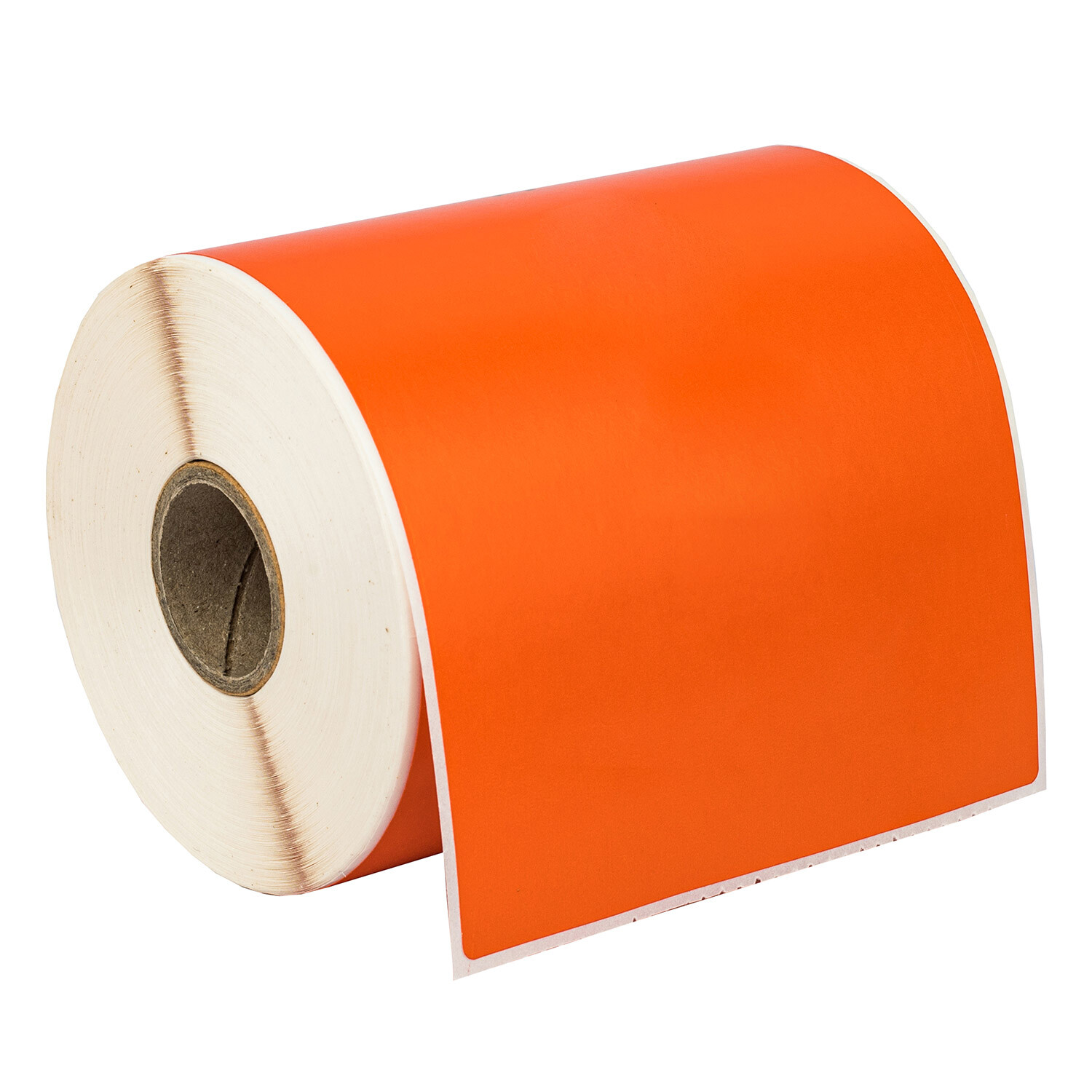 ZEBRA 4×6 COLOR (4″ x 6″) ORANGE Direct Thermal Labels 1″ Core – (19) Rolls/250