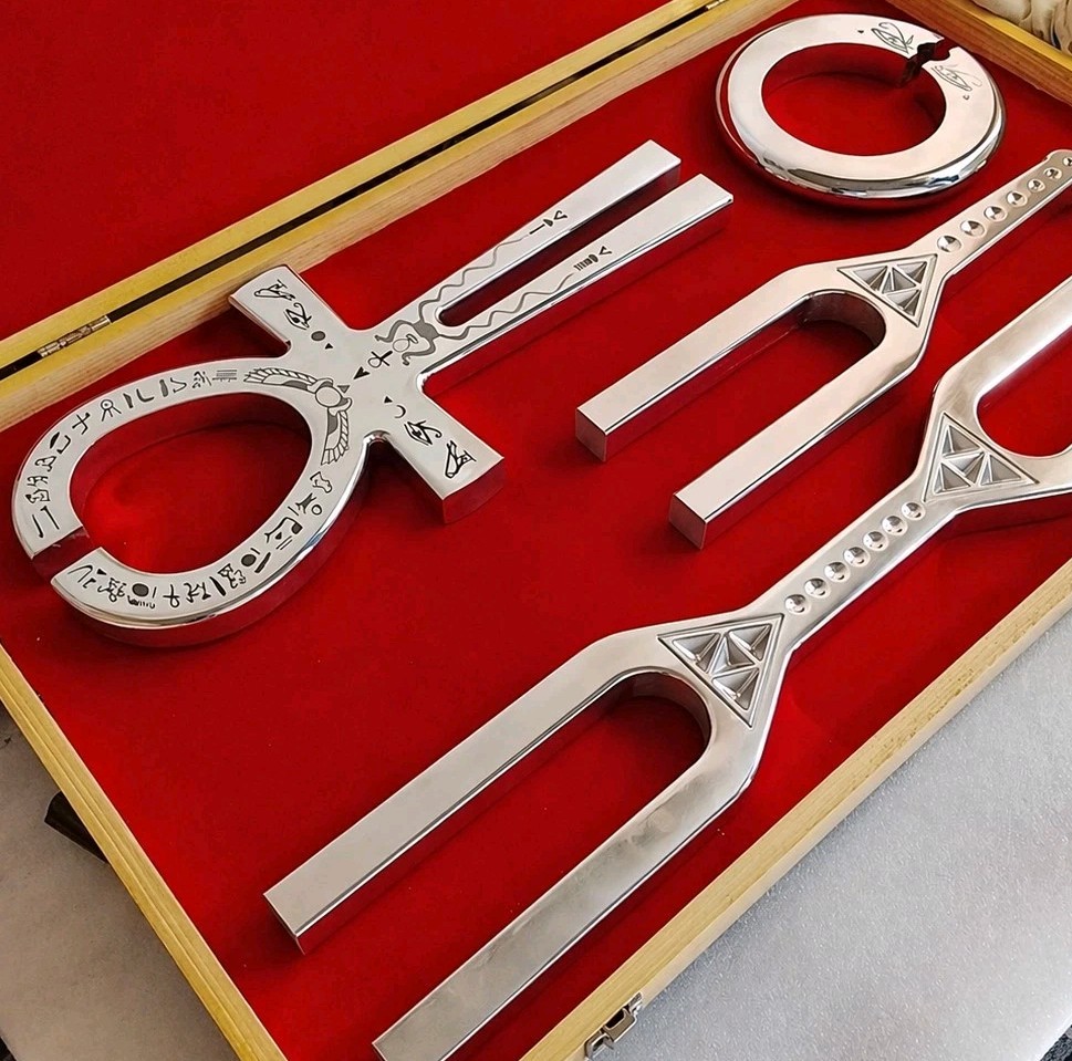 Ankh Key of Life: 432Hz & 864Hz Giant Tuning fork Healing Frequency sound Tool