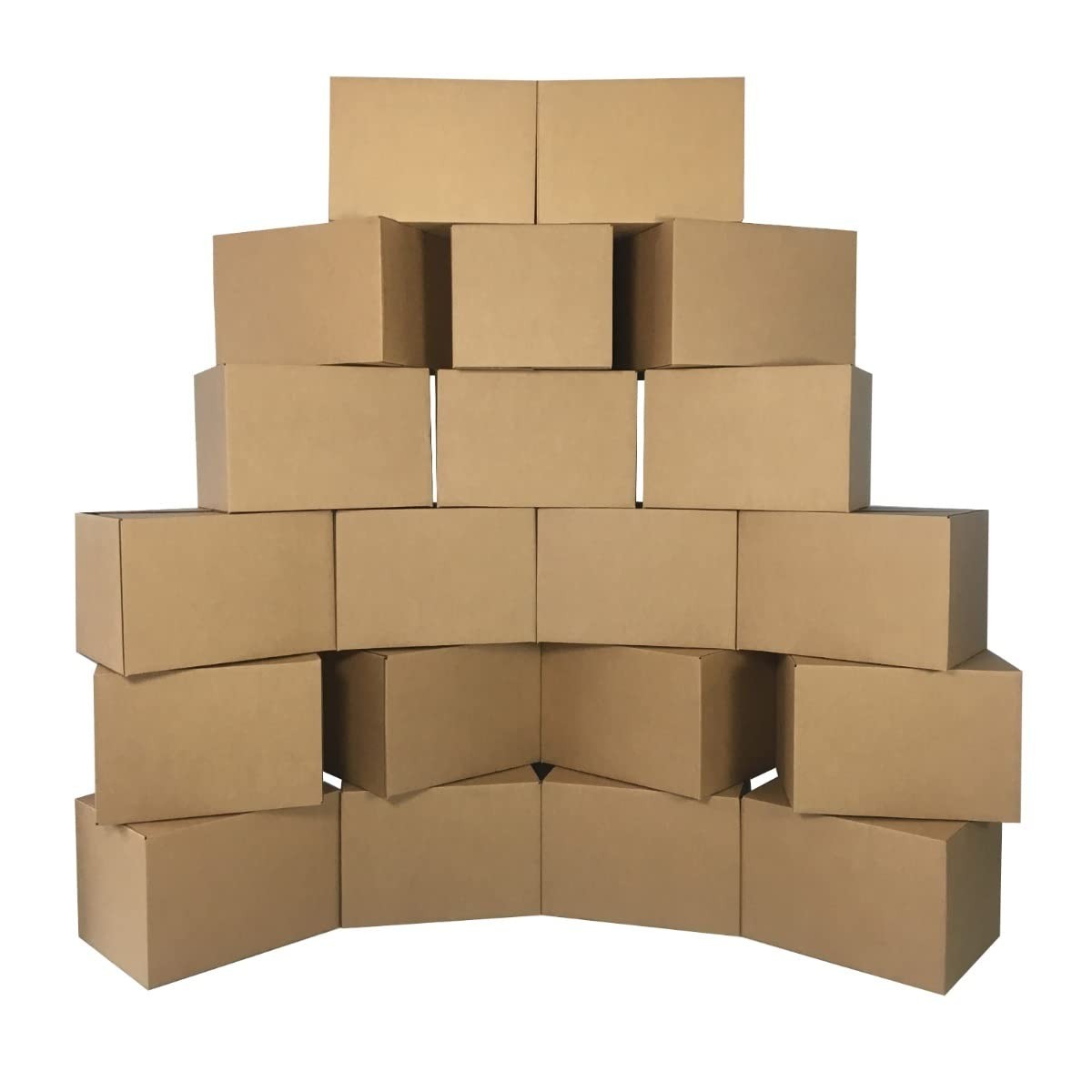 Medium Moving Boxes 18″L X 14″W X 12″H 20-Pack Corrugated Cardboard Box for Ship