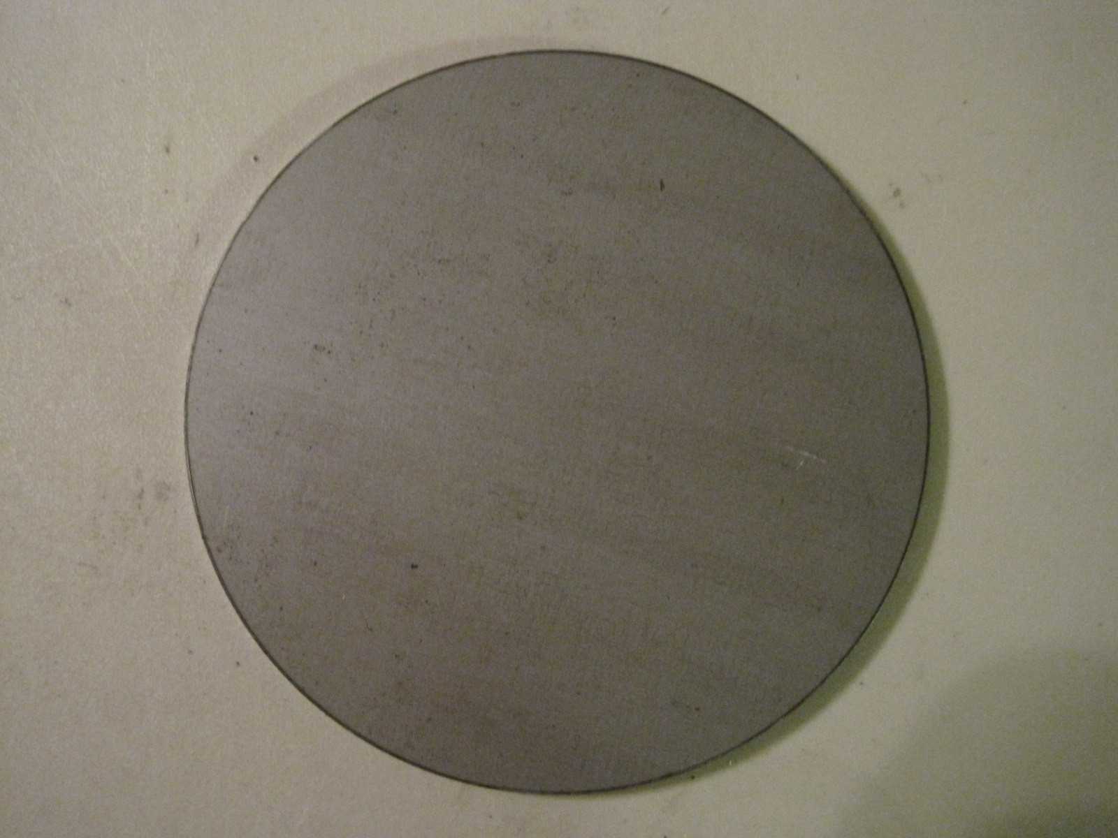 1/4″ Round Steel Plate, Disc, 5″ Diameter, Circle