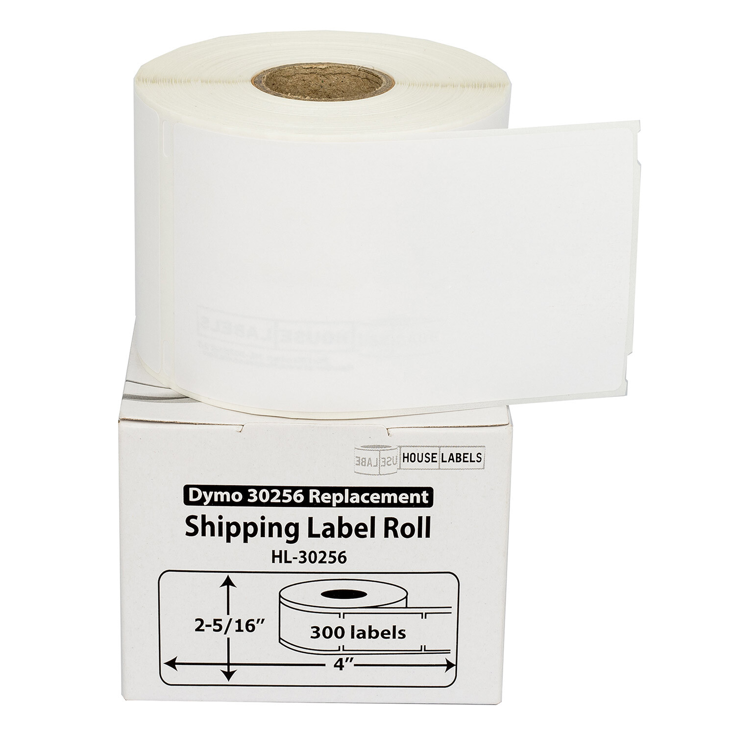 DYMO LW 30256-R REMOVABLE – TWELVE (12) Rolls of 300 – Large Shipping Labels