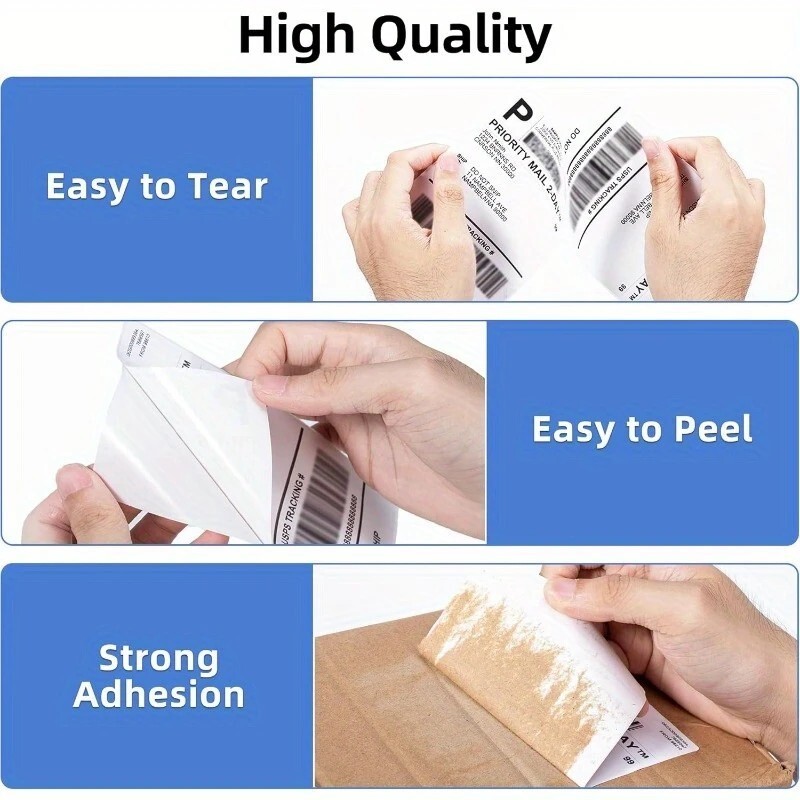 1000 Labels 4″ x 6″ Direct Thermal White Shipping Printing Labels 500 Per Roll