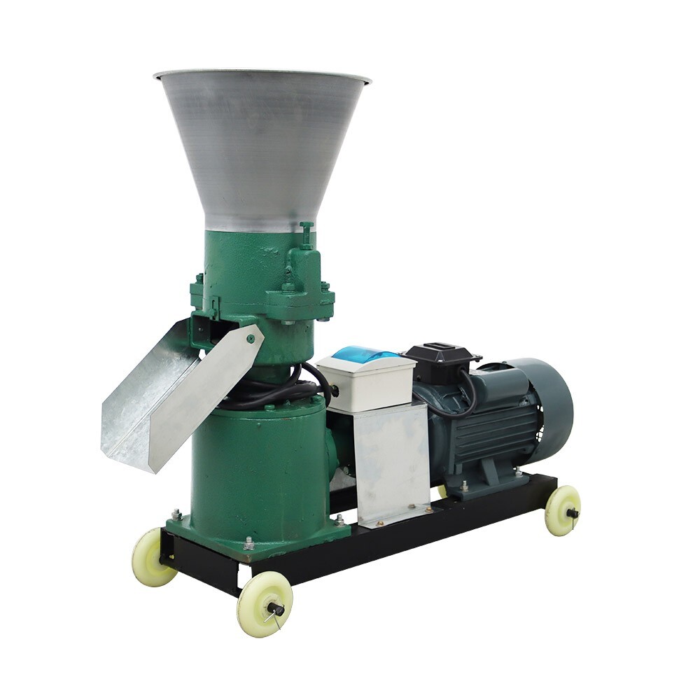 3MM Animal Feed Mill Pellet Machine Chicken Duck Pellet Press Maker 150kg/h 220V