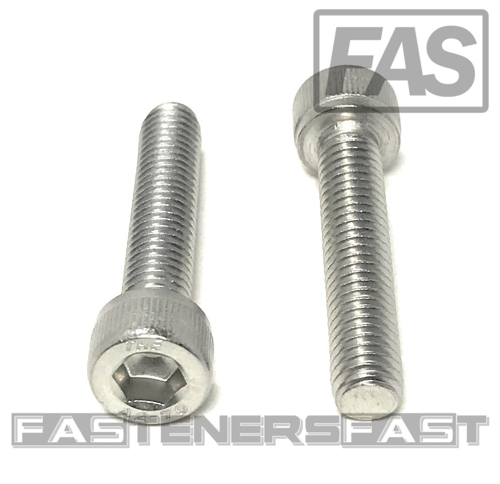(25) M6-1.0 x 30 Stainless Steel Socket Head Socket Cap Screws DIN912 M6x1.0x30