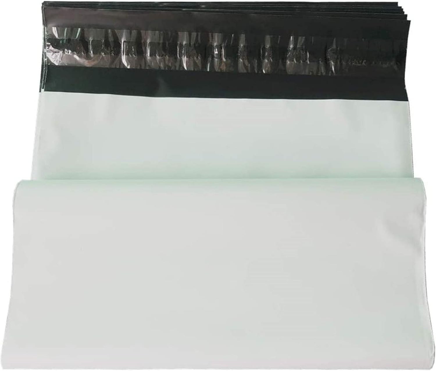 Pack of 10 Self-Sealing 15×19 Inch White Poly Mailers for E-commerce Shipping