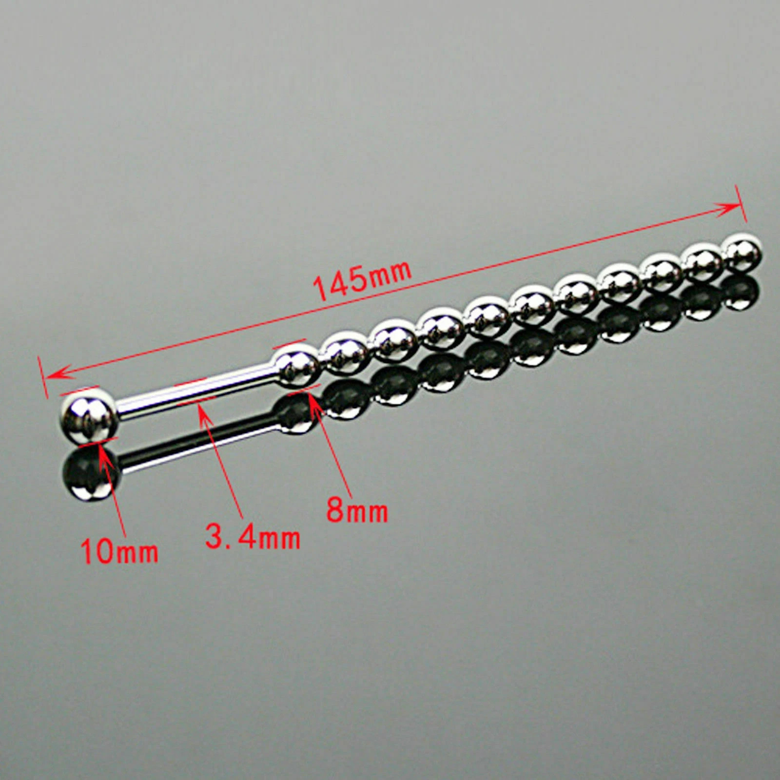5.7″ Stainless Steel Male Urethral Dilator Sound Penis Plug