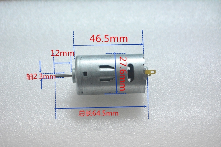 Large Torque High-power Motor 390 DC Motor 6V-12V Power Tools Mini Drill Motor
