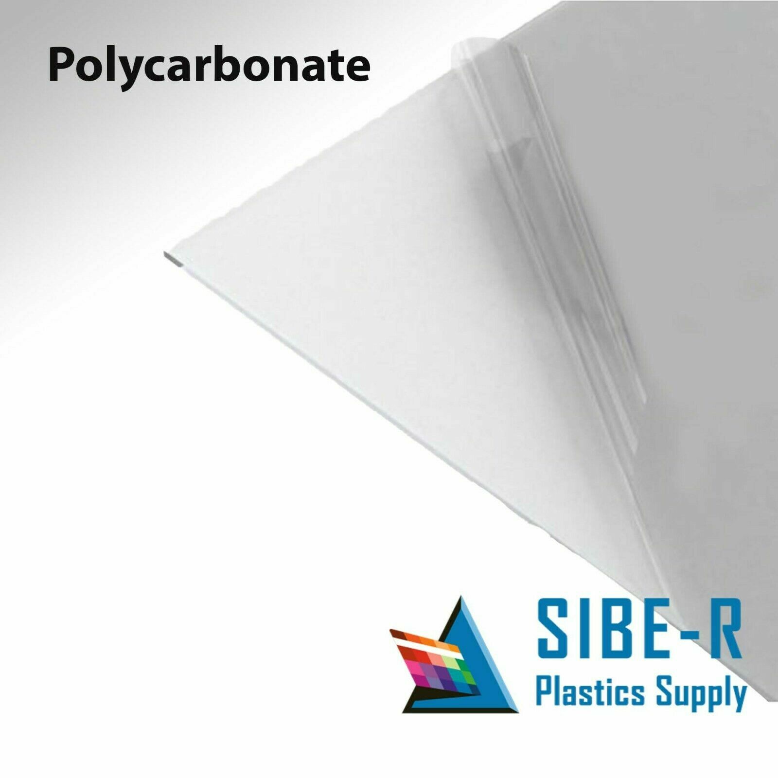 POLYCARBONATE CLEAR PLASTIC SHEET 1/4″ (6 mm) 8″ X 8″ *