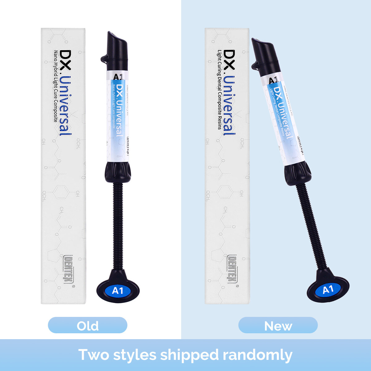 Dental LED Curing Light Lamp / Light Cure Composite Resin Shade A1 A2 A3 A3.5 B1
