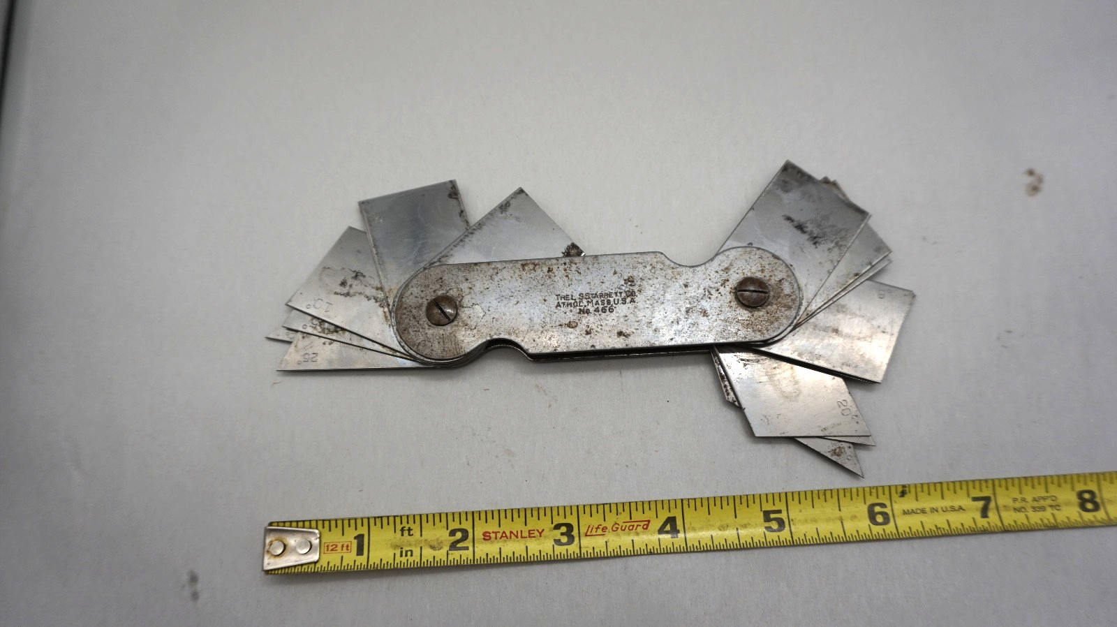L.S. Starrett NO. 466 Angle Gage – Vintage Machinist Tool free ship USA only