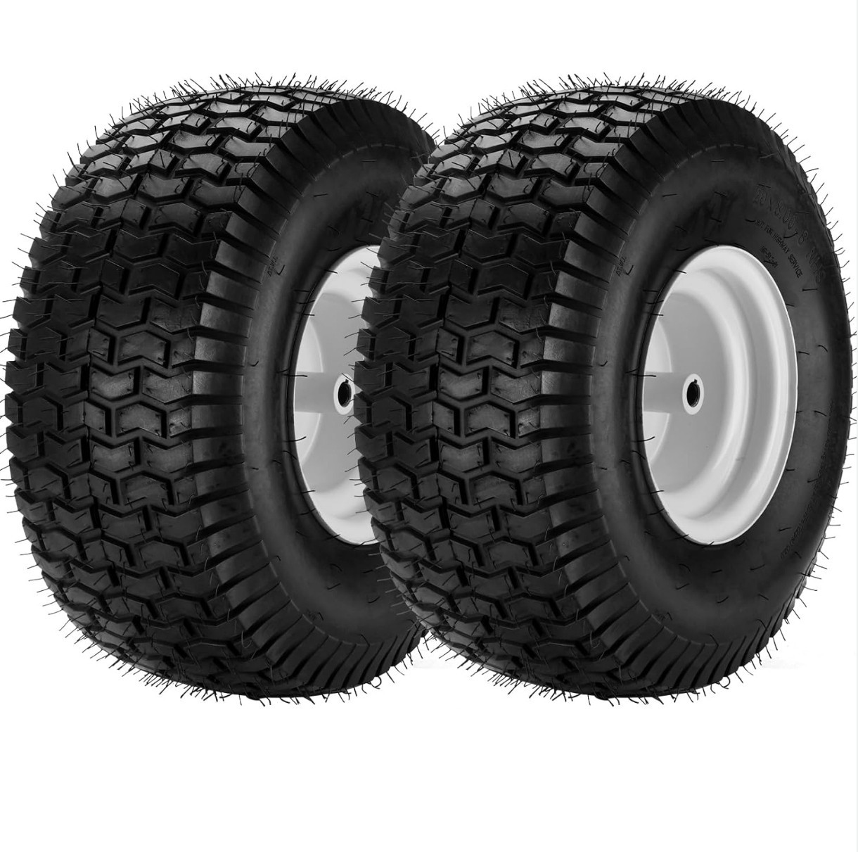 20×8.00-8 Pneumatic 4pr Tubeless Tires with Rim for Rear Mower Tires…