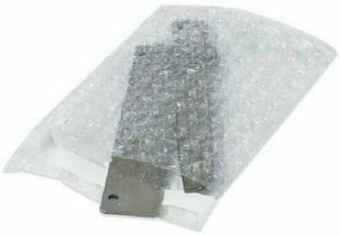 100-3×5 Bubble Out Pouches Bags Wrap Cushioning Self Seal Clear 3″ x 5″