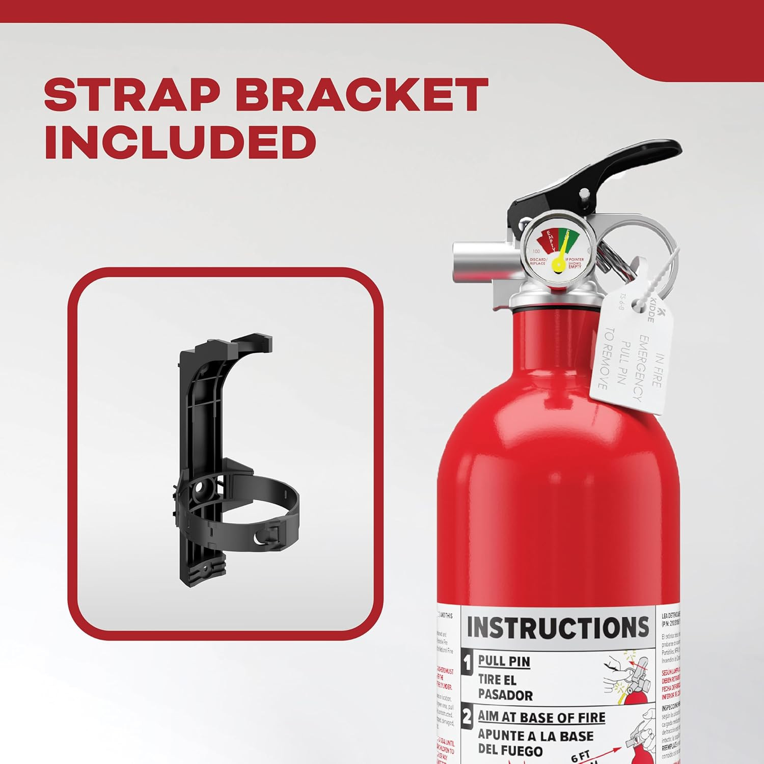 Mariner PWC Marine Fire Extinguisher for Boats, 5-B:C, 3.3 Lbs., Coast Guard App