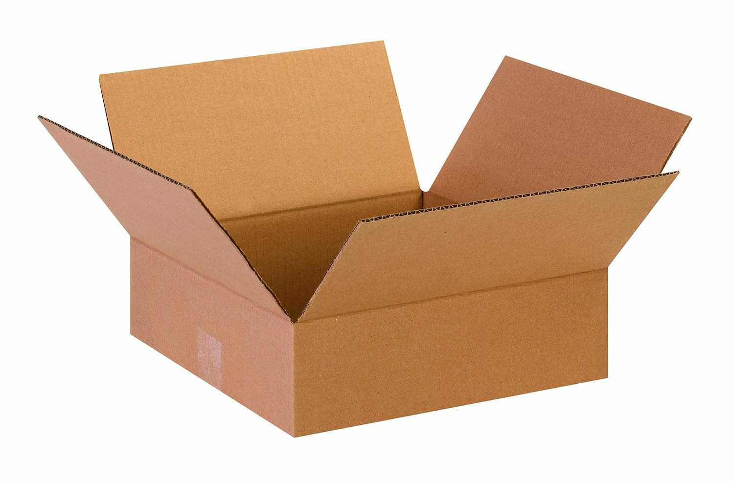 Aviditi 13 X 13 X 4 Corrugated Cardboard Boxes, Flat 13″L X 13″W X 4″H, Pack of
