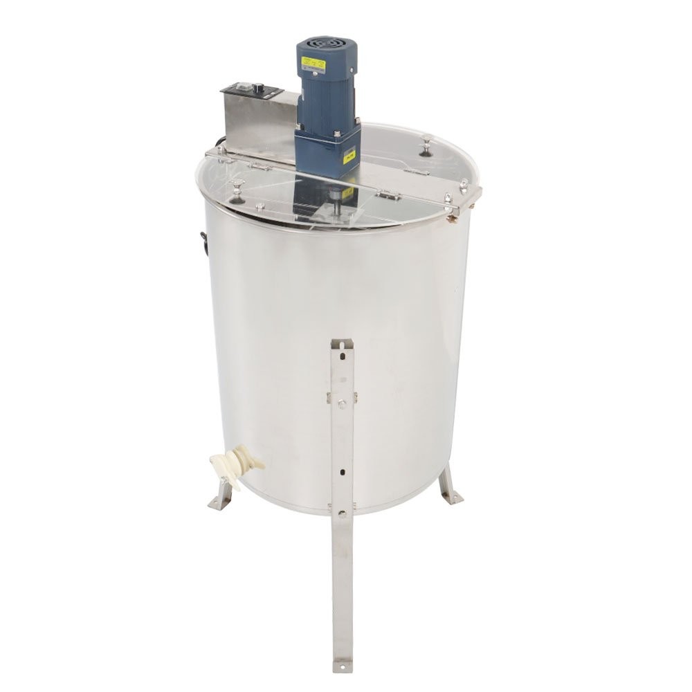 1300RPM Electric Honey Extractor 4/8 Frames Beekeeping Equipment Stainless Steel