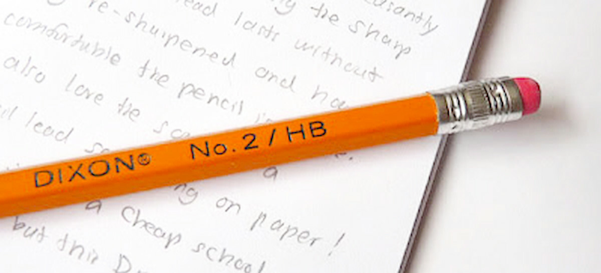 8 pak DIXON #2 PENCILS Woodcase No.2 HB hard black Wood graphite PENCIL number 2