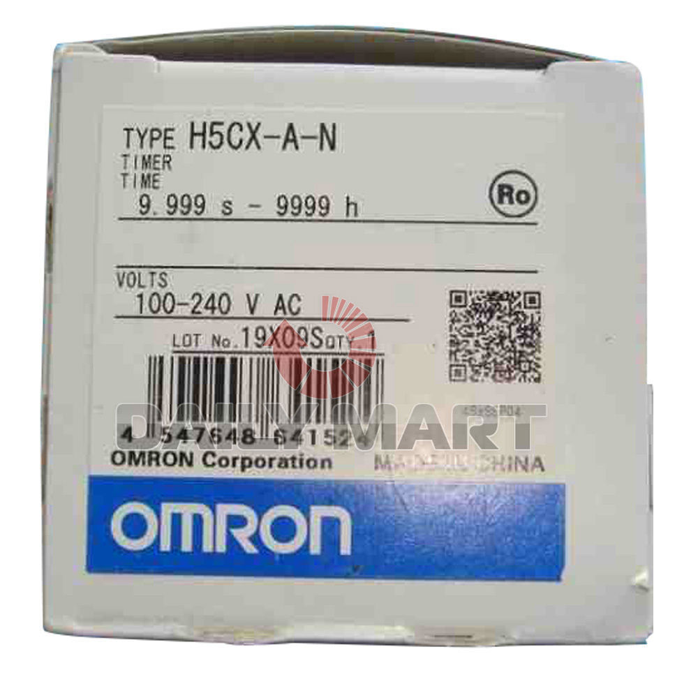 Brand New Omron Automation and Safety H5CX-A-N Digital Chronograph Timer Relay