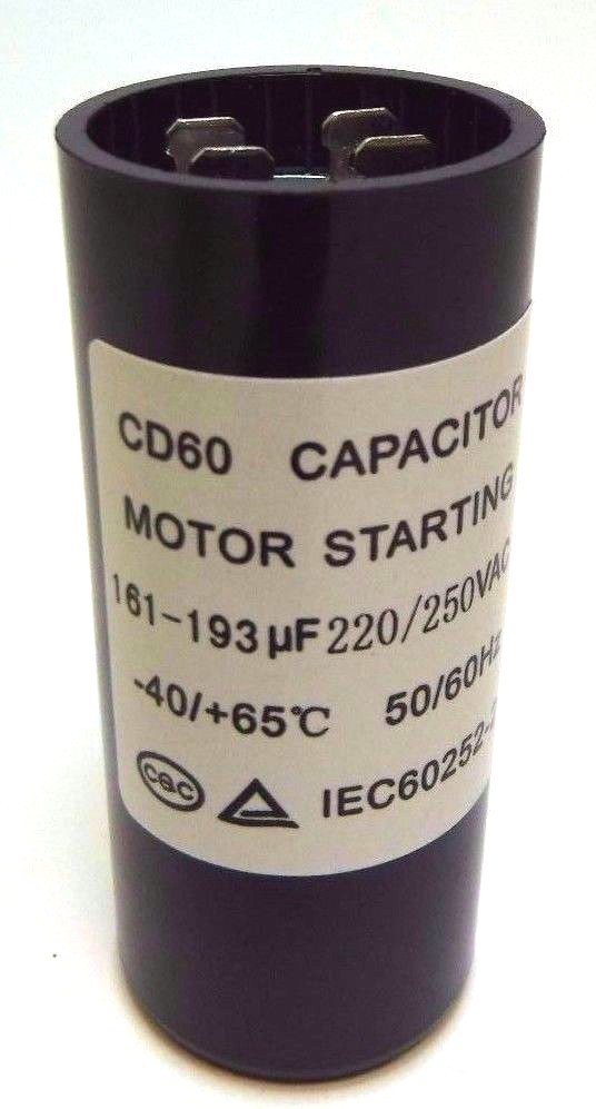 161-193 uF MFD 220 250 V 220-250V VAC Motor Start Capacitor Round 36x86mm CD60