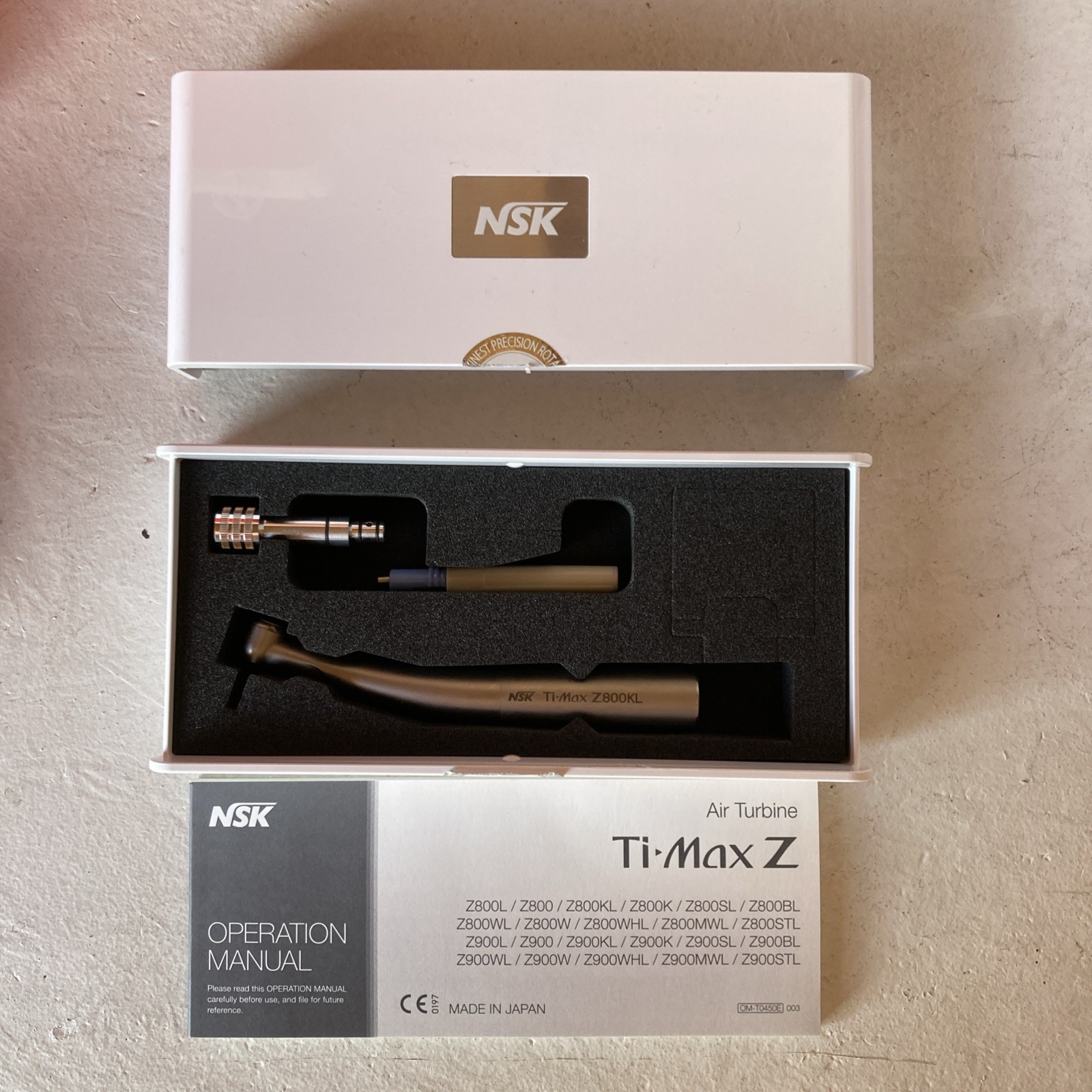 NSK Ti-Max Z800KL Dental Dentistry High-Speed Handpiece Excellent Condition