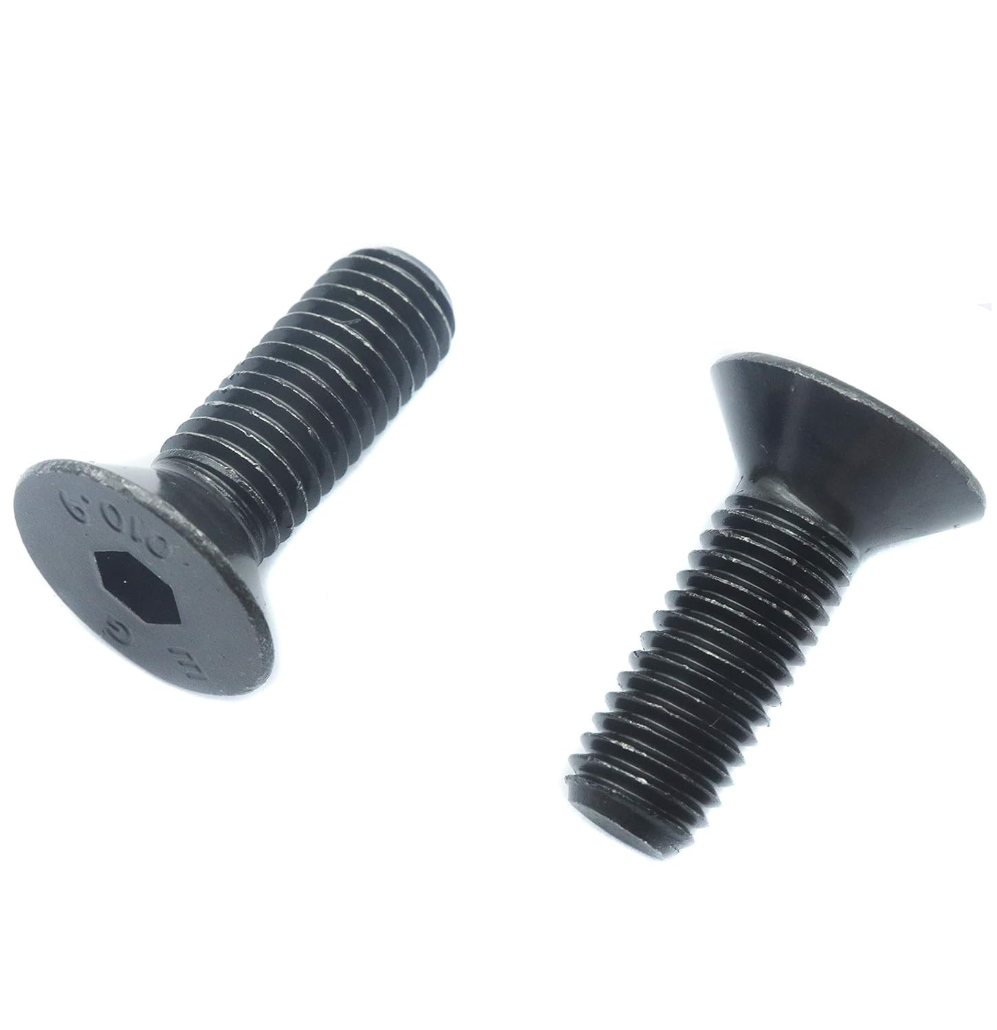 10Pcs M10 X 30Mm Black Flat Countersunk Head Hex Socekt Cap Bolts 10.9 Grade All