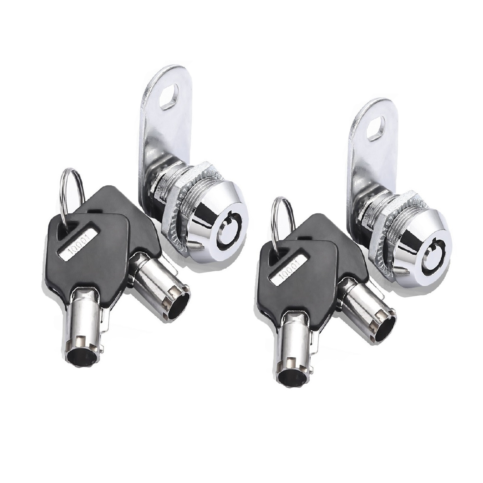 2 Keyed Alike Tubular Cam Lock 5/8″ Camper Drawer Toolbox Cabinet Keys