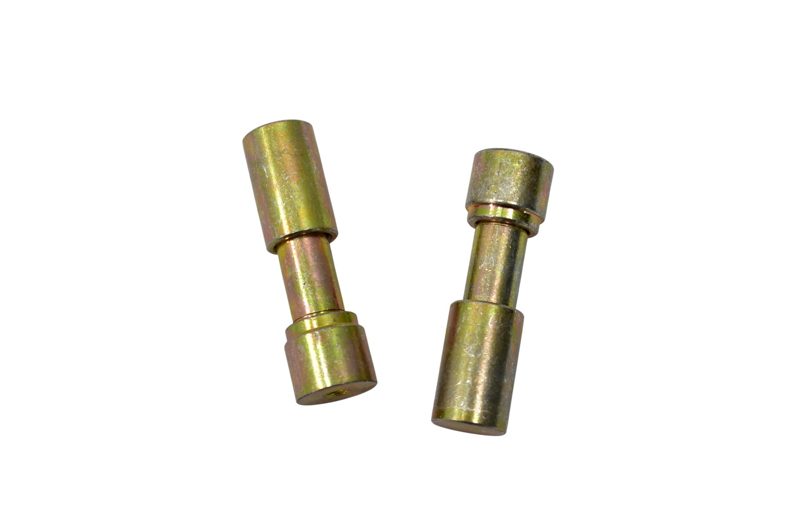 Lot of 2 Rexnord 10486804 Utility Barrel Lock #6 Gold Lock w/End Cap, 93180124
