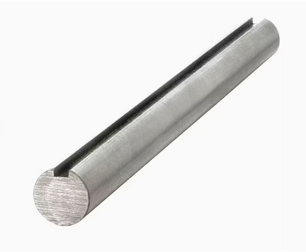Keyed shaft, 1″Dia X 12″Long, CS Grade 1045, 1/4″ x 1/8″ key way