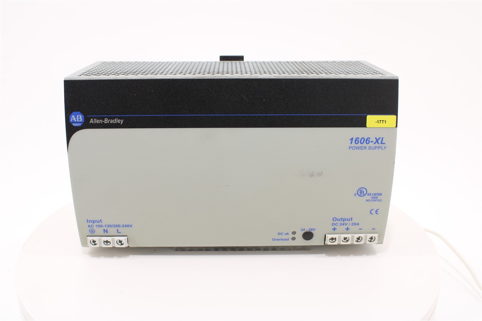 Allen-Bradley 1606-XL480EP Power Supply XL | 480W | 24-28V DC | 20A | PFC