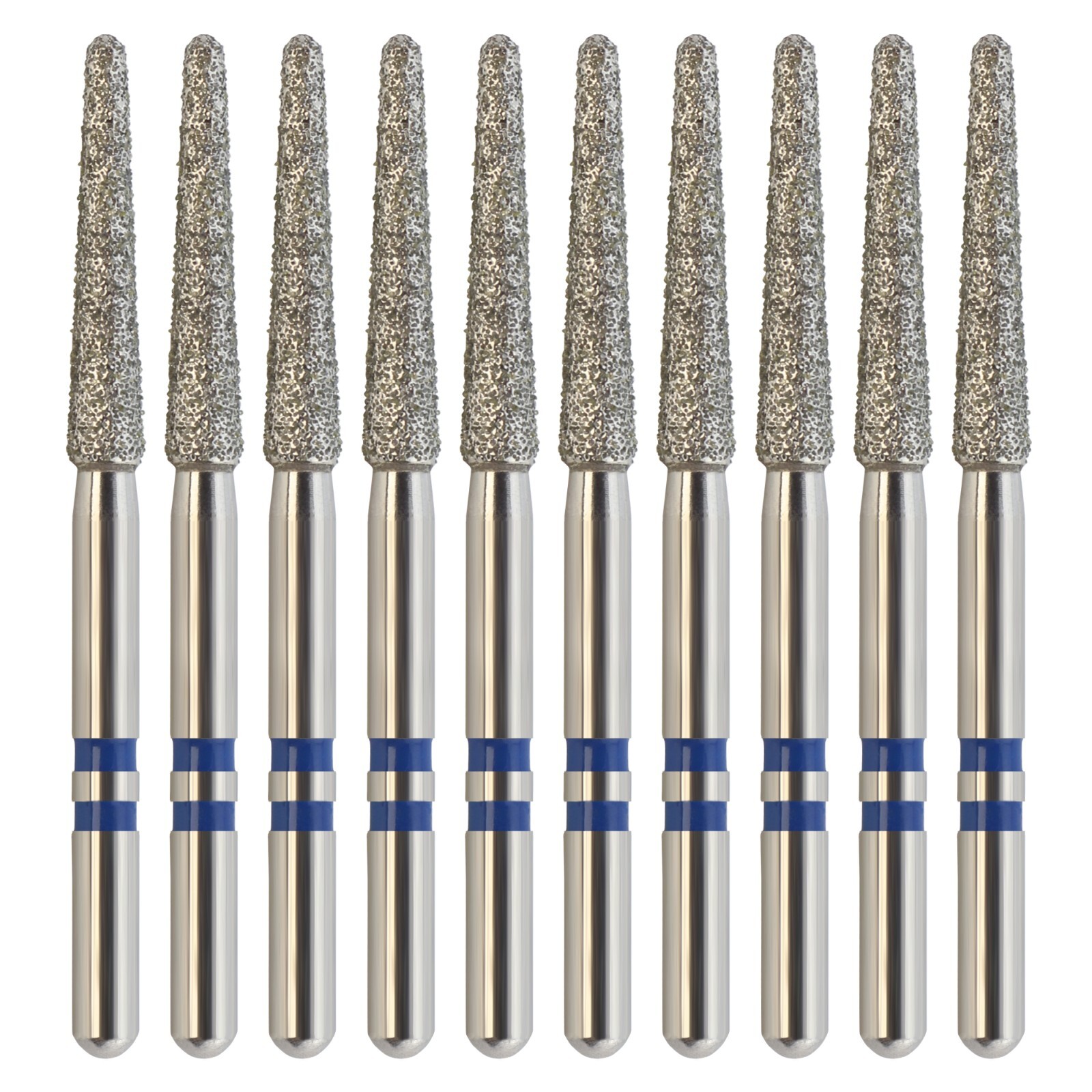 Zirconia Multi-Use Diamond Burs Adjustment Dental Round End Taper Cylinder Z856