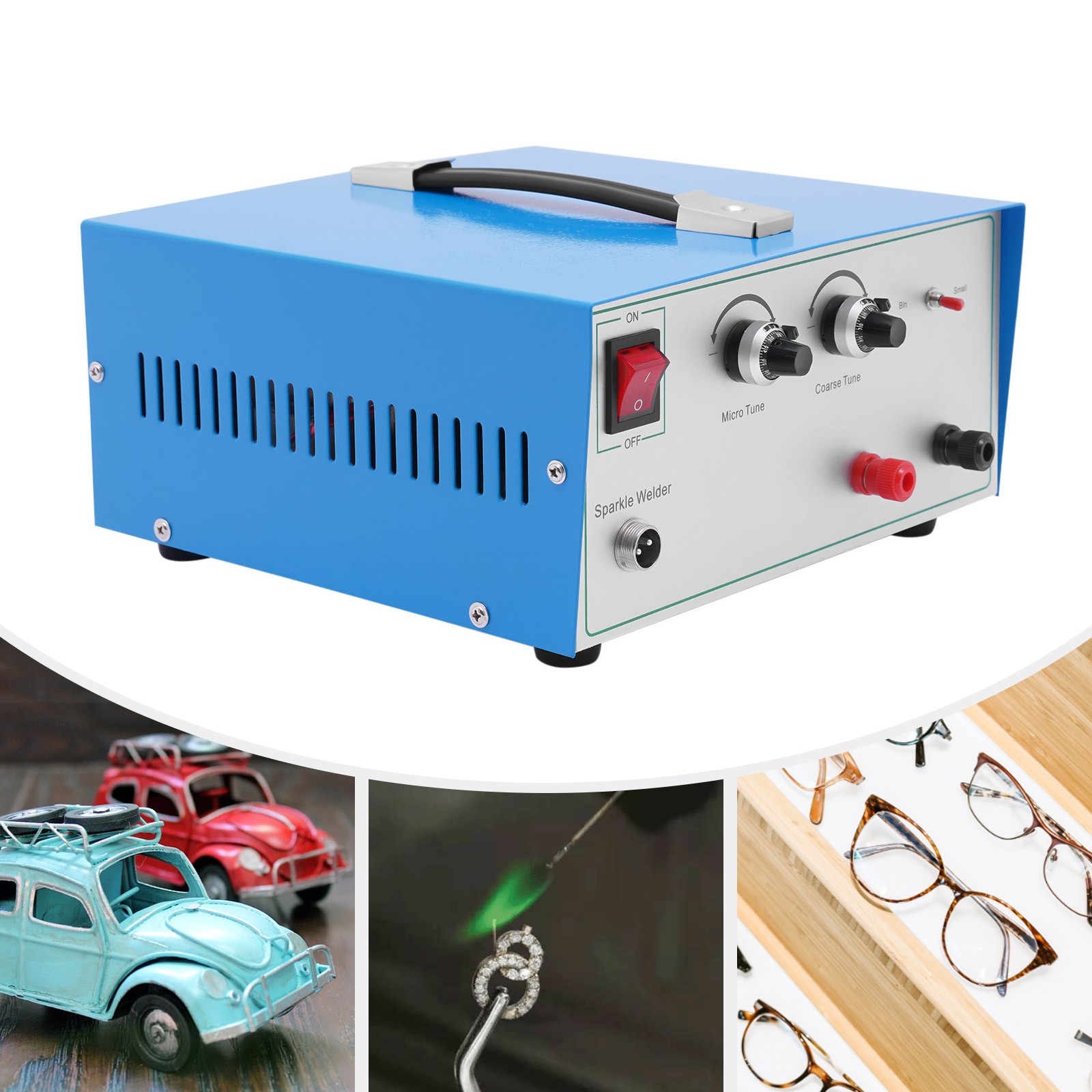 Electric Spot Welder Gold Silver Soldering 600W Jewelry Spot Welding Machine USA