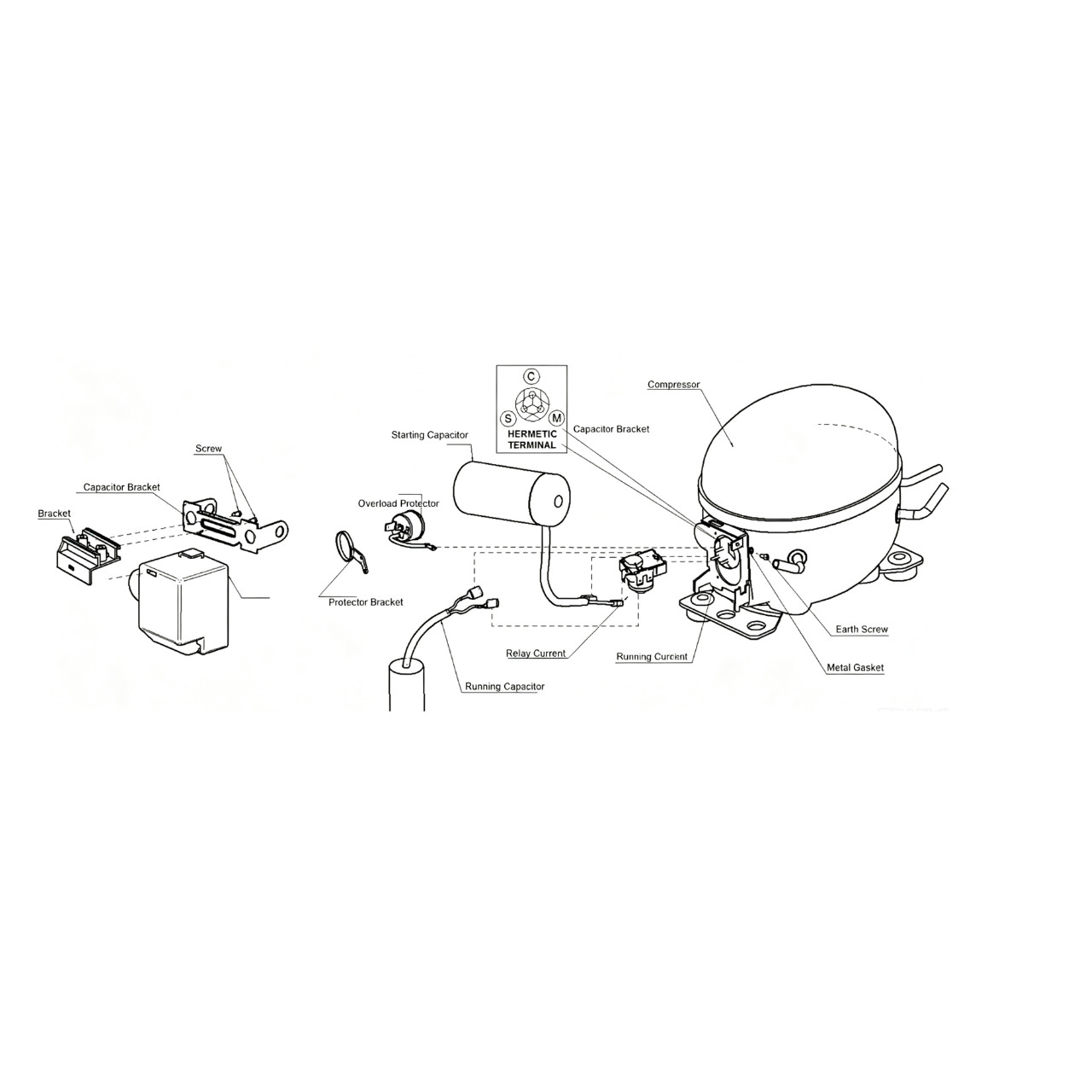 NUT55NR Compressor