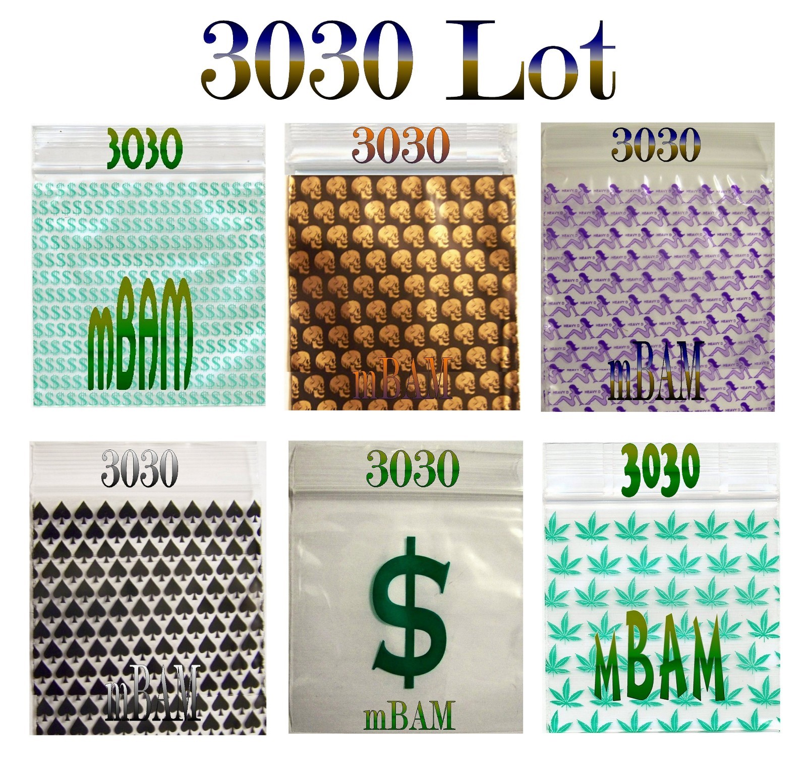 50 2″x12″ GREEN INCENSE ZIP POLY Bags 4 candles incense etc