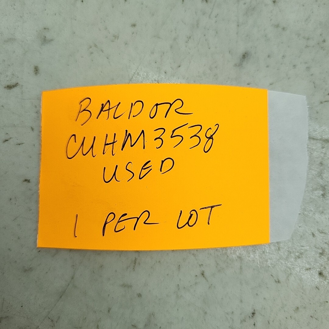 Baldor Reliance Motor UH Series 60 Hz Tefc 3 Ph .5 Hp 37KW 230/460V CUHM3538