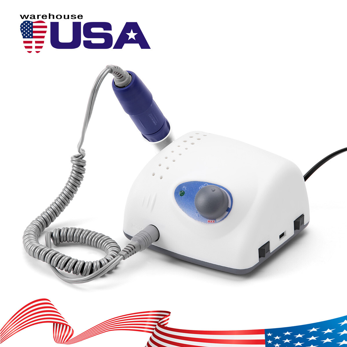 Dental Lab Marathon Electric Micromotor Polishing Unit +40K rpm Motor Handpiece