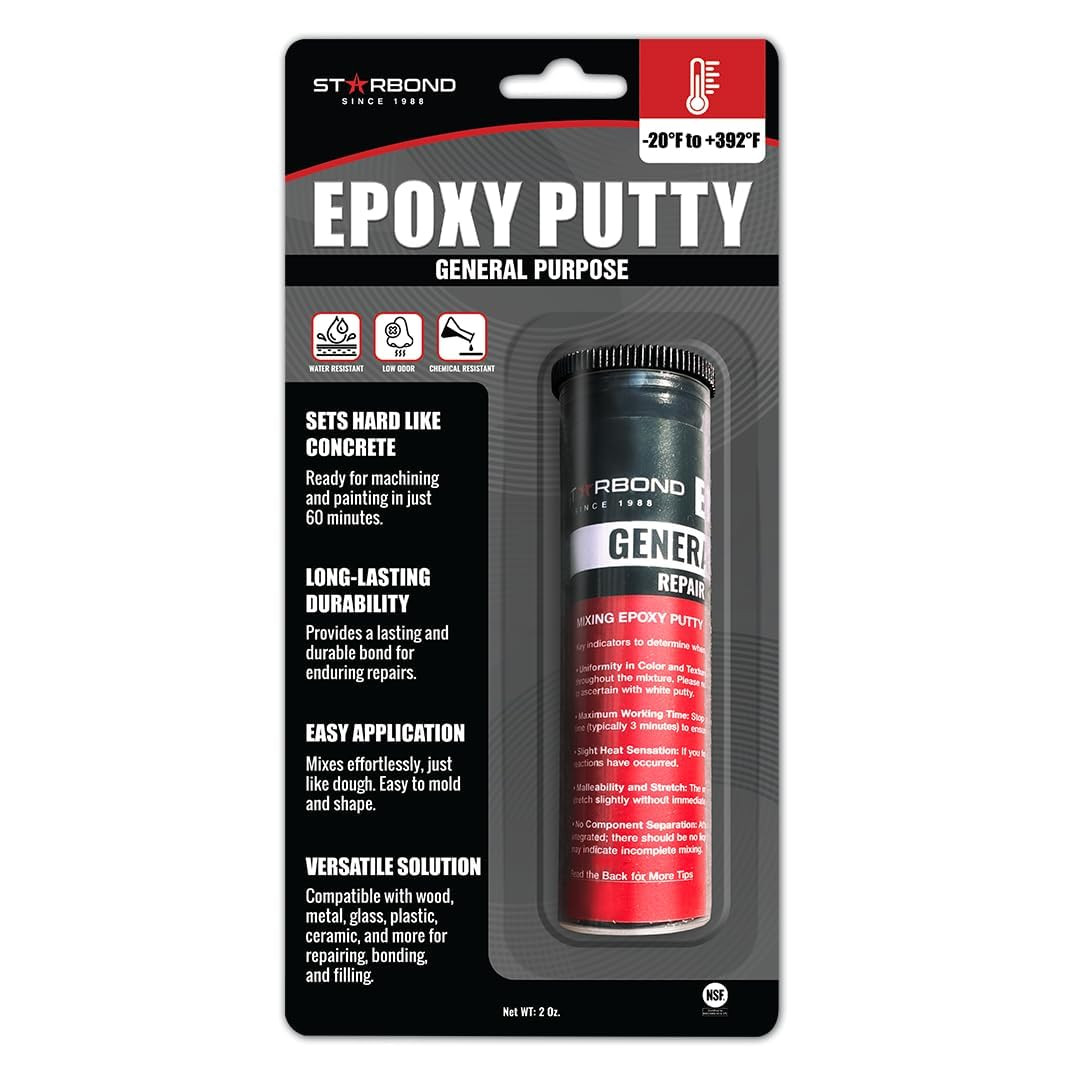 Epoxy Putty | General Purpose (Black), 2 Oz.