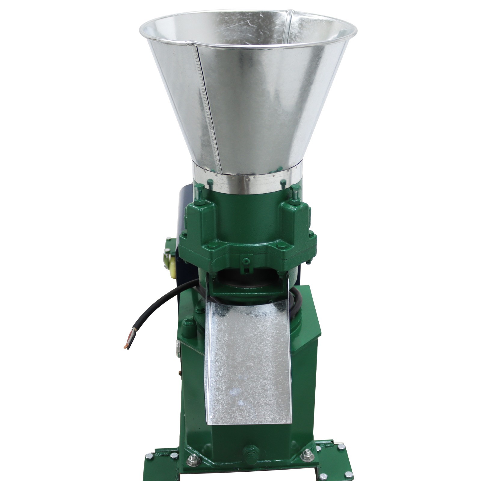 10mm Farm Animal Feed Pellet Mill Machine 4 Head Press Roller 150-200KG/h 220V