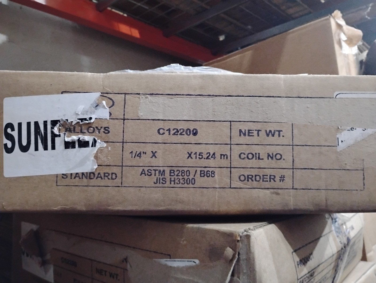 1/4″ OD x 50 ft Soft Copper Refrigeration Tubing Coil HVAC ACR C12200 ASTM B280