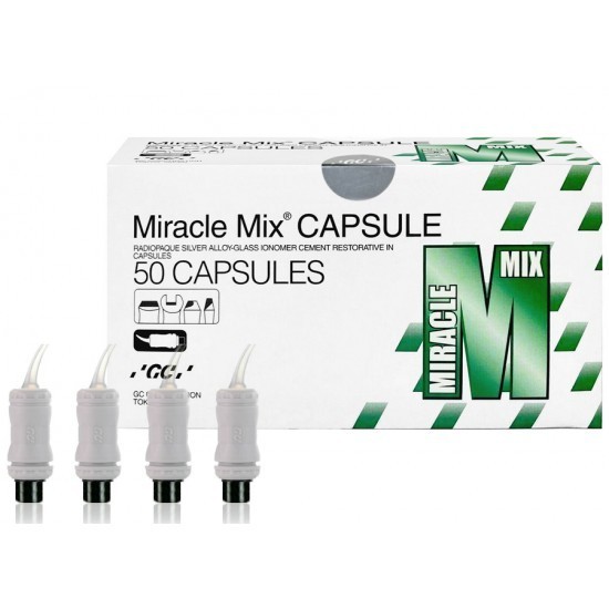GC Miracle Mix Cap Metal-Reinforced Crown & Core Build-Up 50/Pkg (Free Ship)