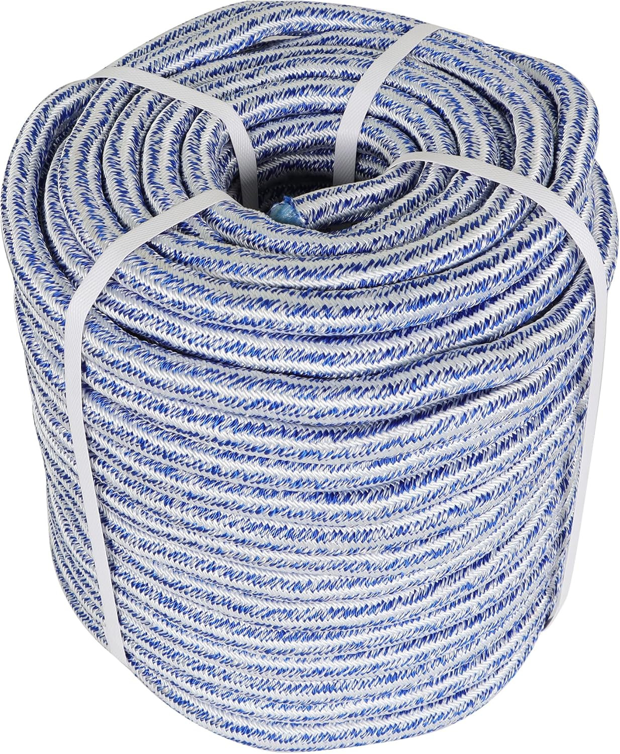 3/4 X 200FT, High Force Braided Polyester Arborist Tree Rope, 24 Strand Bull Rop