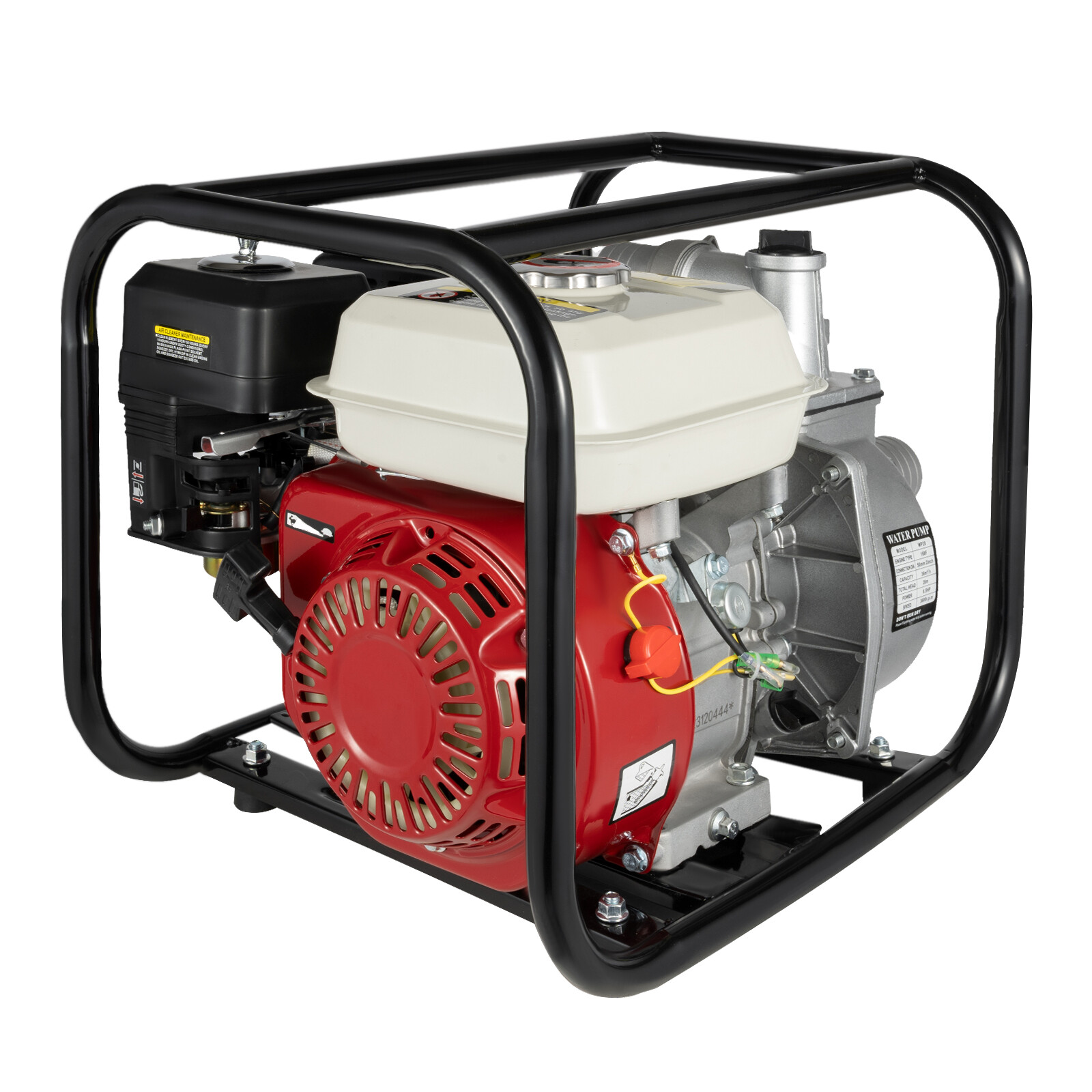 2″ Inch 6.5HP Gas Water Semi Trash Pump Gas-Power Water Irrigation Transfer Pump
