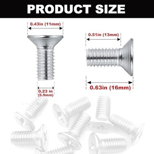 8pcs Stainless Steel Rotor Brake Disc Retaining Screws 9360 Number of Items: 8
