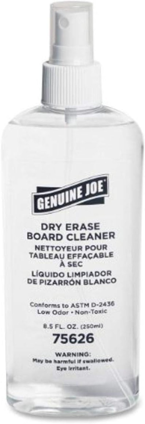8 oz Unscented Dry-Erase Board Cleaner – Non-Abrasive & Safe for Ceramic Use