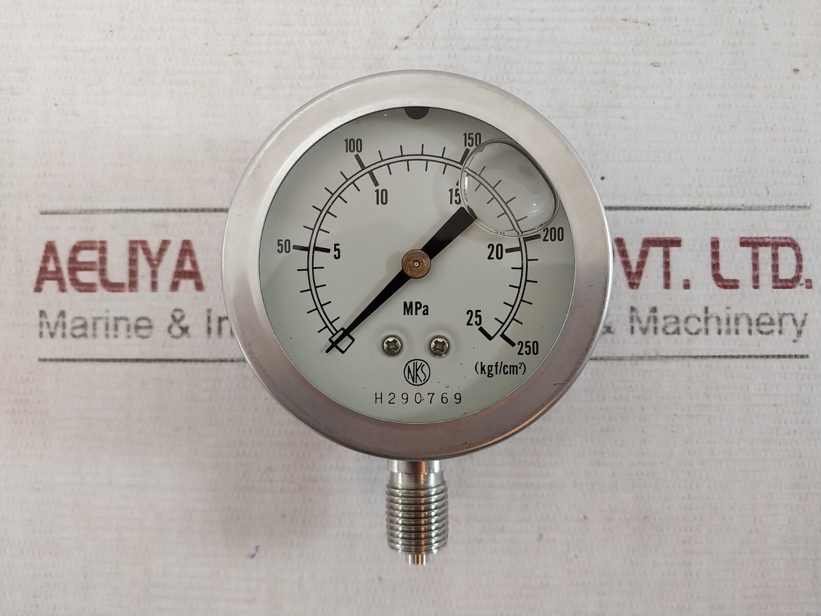 Nagano Keiki 0 TO 25 MPA Pressure Gauge BU 1/4 60X25 MPKF 0-250 (KGF/CM2)