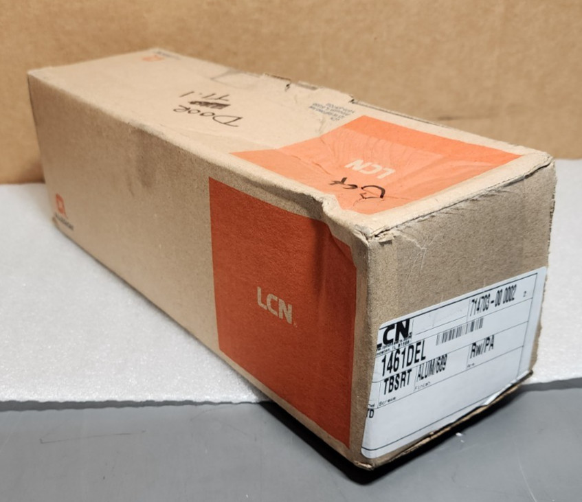 LCN 1461DEL Surface Mounted Door Closer W/Template Instructions TBWMS Alum Rw/Pa