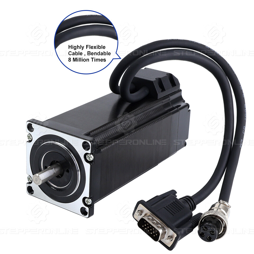 3Nm 424.83oz.in Φ8mm 4.2ANema23 Closed Loop Stepper Motor &Driver w/Power Supply