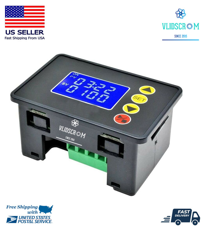 AC DC Timer Relay Microcomputer Time Controller Delay Relay Module 12V 24V 110V
