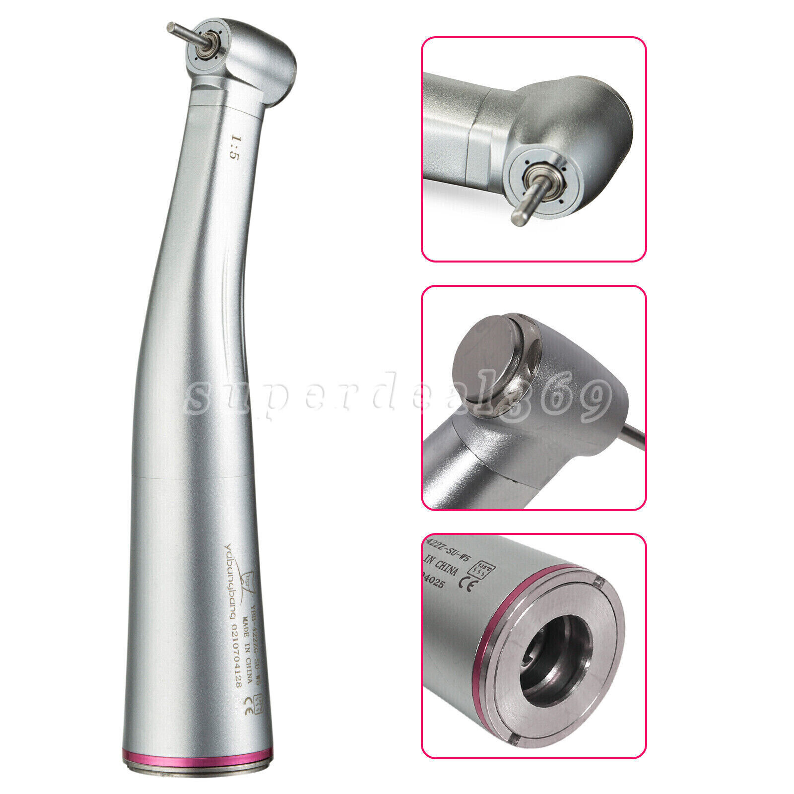 Dental Brushless LED Electric Micro Motor /1:5 1:1 Contra Angle handpiece ns